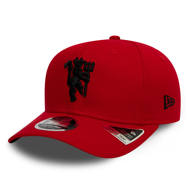 AKSESORIS FOOTBALL NEW ERA Manchester United Red Stretch Snap 9FIFTY Cap